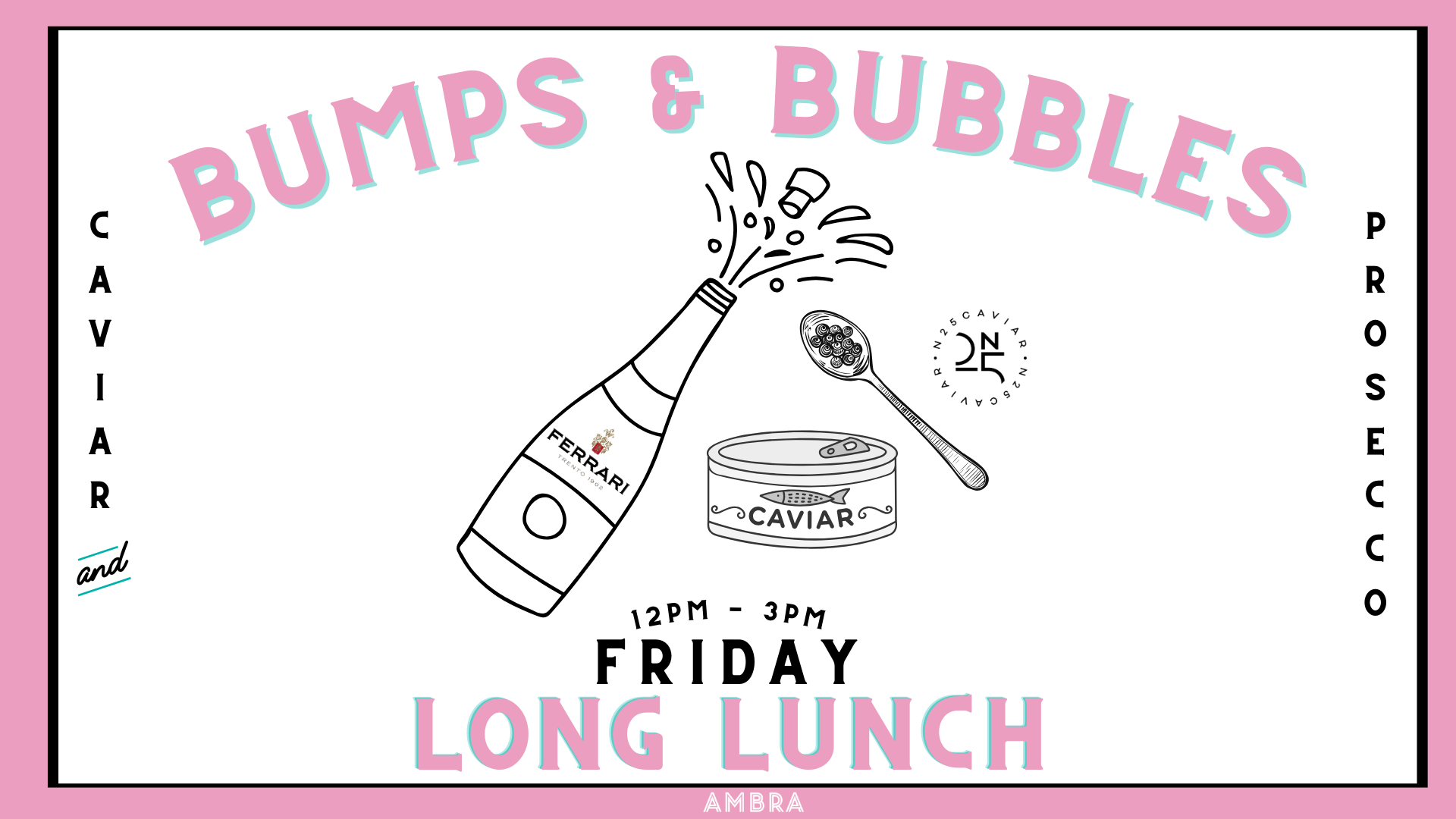 Bumps & Bubbles | Friday Long Lunch