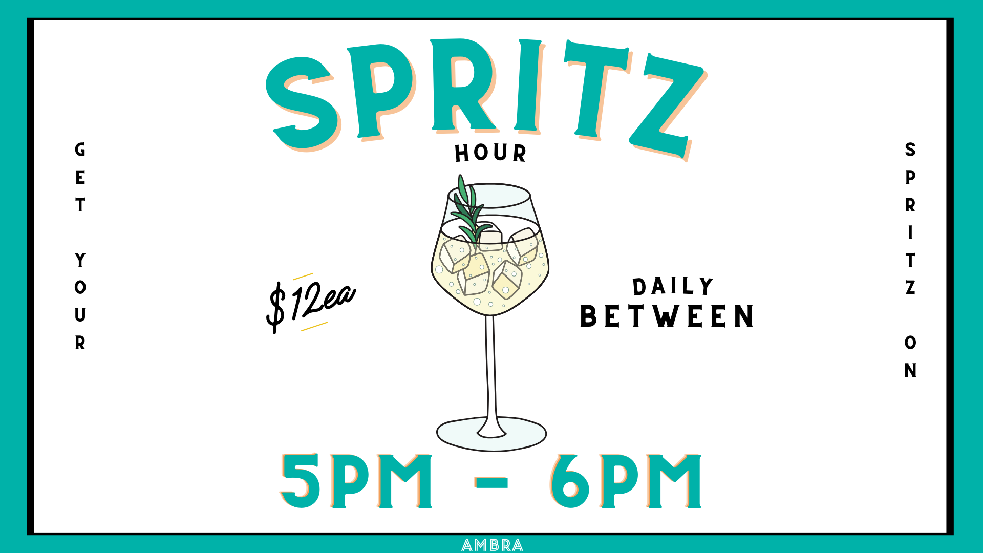 Spritz Hour at Ambra!