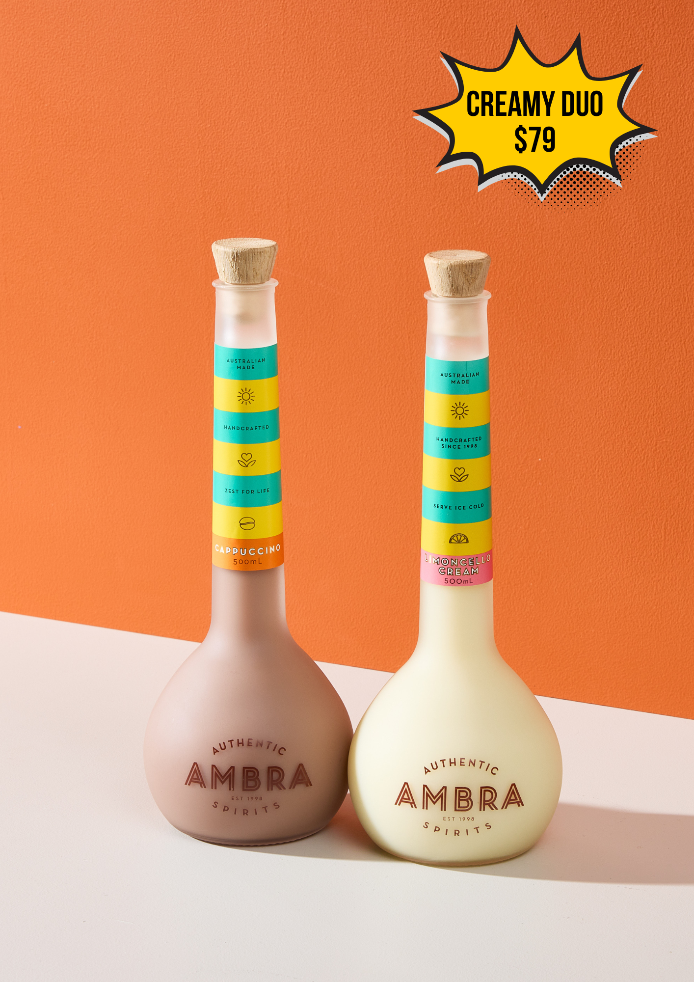 Ambra Cream Liqueurs Set